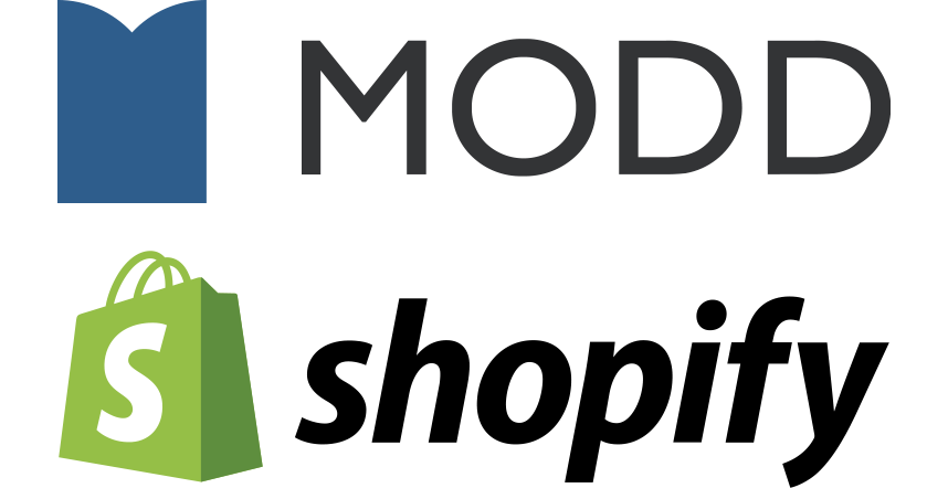 MODD、shopifyロゴ
